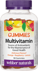 Webber Naturals Multivitamin Gummies Assorted Fruit