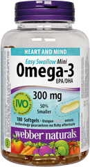 Webber Naturals Omega-3 Easy Swallow Mini Softgels