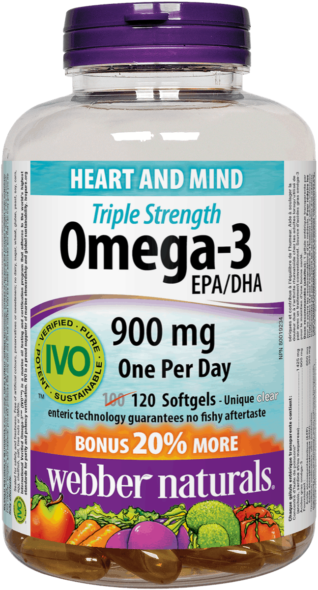 Webber Naturals Omega-3 Triple Strength Softgels