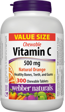 Webber Naturals Vitamin C Chewable Tablets Orange