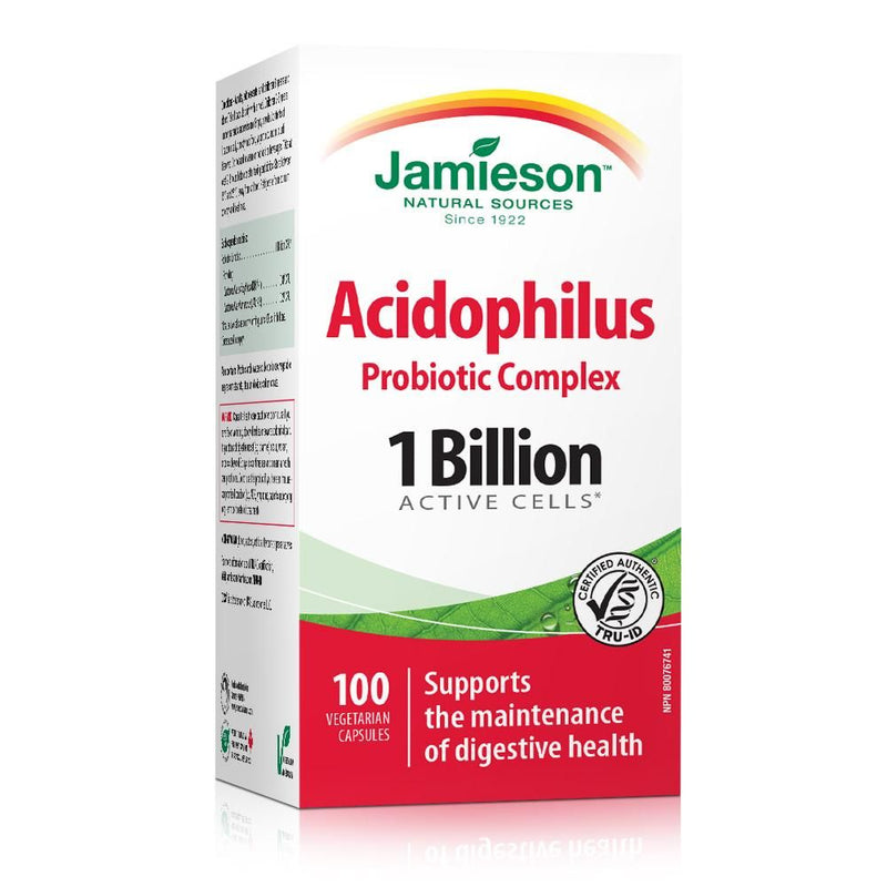Jamieson Acidophilus Probiotic Complex Capsules (1 Billion)