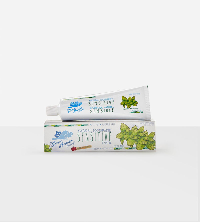 The Green Beaver Company Sensitive Toothpaste Fresh Mint