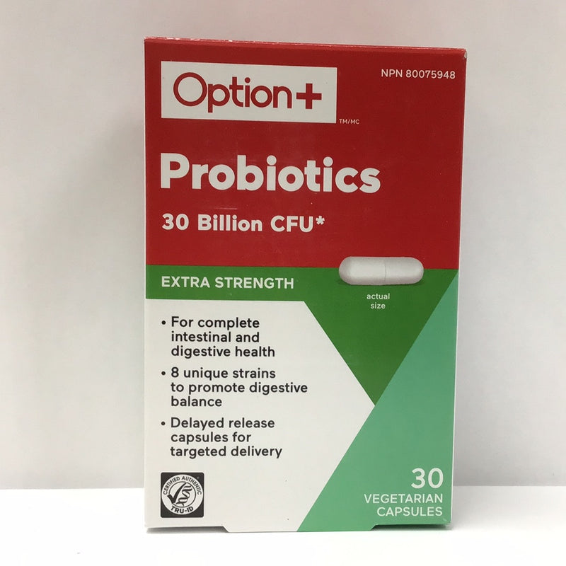 Option+ Probiotics Extra Strength Capsules