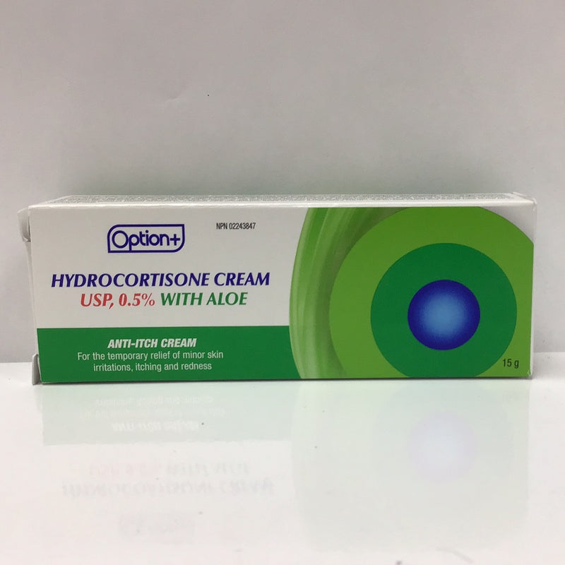 Option+ Hydrocortisone Cream with Aloe 0.5%