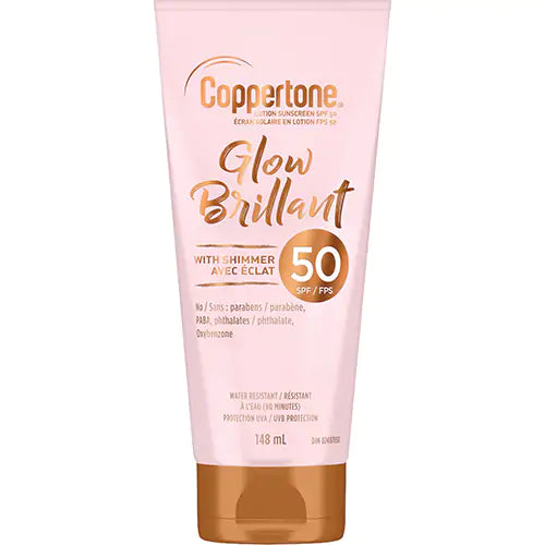 Coppertone Glow Brilliant With Shimmer Sunscreen Lotion SPF 50