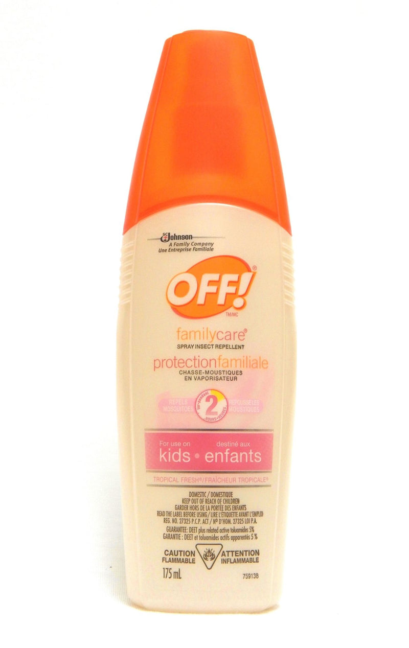 OFF! FamilyCare Insect Repellent for Use on Kids Tropical Fresh