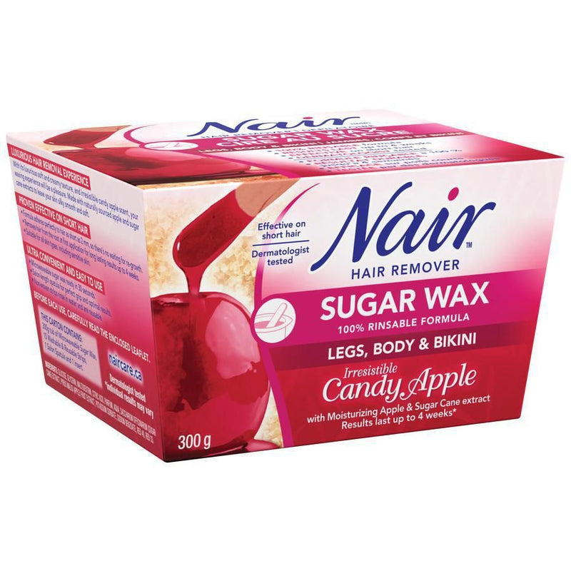 Nair Hair Removal Sugar Wax Irresistible Candy Apple