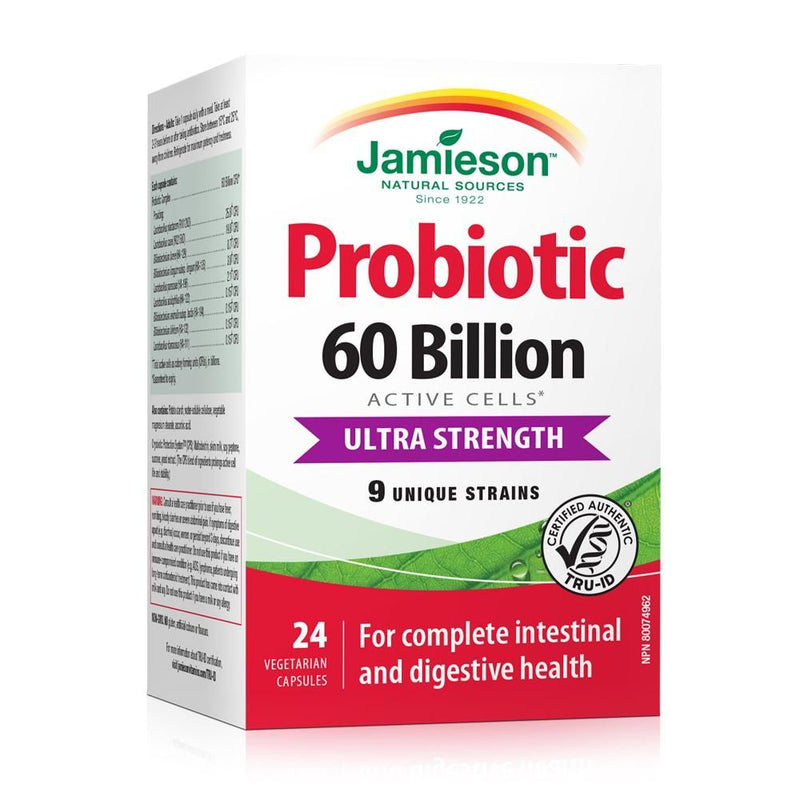 Jamieson 9 Strain Probiotic Capsules (60 Billion)