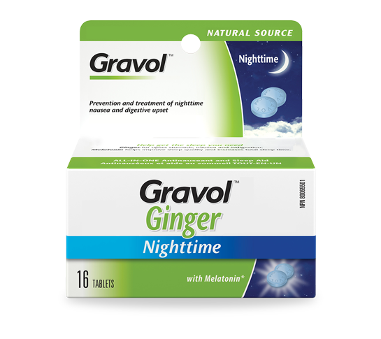 Gravol Ginger Nighttime Tablets