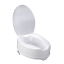 BIOS Living Raised Toilet Seat with Lid (2"/5 cm)