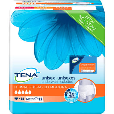 Tena Ultimate-Extra Underwear, Unisex, Medium